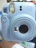 INSTAX富士instax立拍立得 一次成像相机 mini12精美礼盒 海岛绣球 含10张fafa花边相纸 实拍图