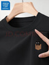 JEANSWEST LIFE真维斯短袖男t恤纯棉简约猫咪男生半袖夏季柔软亲肤百搭男款上衣 实拍图
