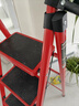 星奇堡 家用梯子工程梯折叠多功能人字梯伸缩室内加厚两用梯子 加厚五步梯-红色 实拍图