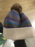Kocotreekk树儿童帽子加厚保暖毛线帽秋冬男女儿童炫彩针织帽亲子 藤萝紫 实拍图
