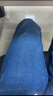 真维斯（JEANSWEST）牛仔裤男2025秋冬薄款棉弹修身时尚商务裤宽松直筒裤男浅蓝34 实拍图