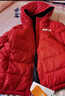 雪中飞童装儿童轻薄羽绒服男童新款中大童女童薄款外套冬 冰酒红（印花款） 120 实拍图