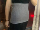 南极人羊绒护腰带保暖腰腹宫 带口袋可放暖宝加热护腰 暖肚子肚围腰围 精致灰【四季款】 L（100-130斤） 实拍图
