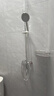 九牧王世家全铜淋浴花洒套装家用卫浴室淋雨恒温数显增压喷头莲蓬卫生间花洒 银色-促销三档圆喷【送置物架】 实拍图