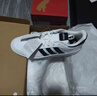 adidas COURTBEAT休闲舒适低帮篮球风板鞋男女阿迪达斯官方轻运动   白色/黑色   42.5 实拍图
