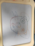 欣格超大号儿童磁性画板玩具加大加宽3-6岁男孩女孩DIY绘画涂鸦板婴儿可擦写可珠算写字板宝宝生日礼物 蓝色 实拍图