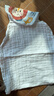 洁丽雅（Grace）A类纯棉婴儿吸汗巾幼儿园3-6岁儿童垫背巾卡通4层纱布隔汗垫5条装 实拍图