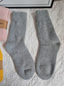 北极绒儿童羊毛袜秋冬季加厚加绒保暖宝宝婴儿厚袜子男女中大童毛圈棉袜 实拍图