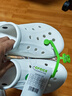 CROCS卡骆驰贝雅卡骆班|205089 白/深蓝-126 37/38(230mm)  实拍图