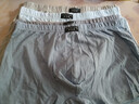 美宝健纯棉男士内裤平角中腰透气吸汗四角全棉宽松大码爸爸裤衩 5条装（纯棉）颜色随机 5条 2XL (体重110-130斤) 实拍图