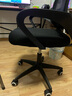 墨例（Mouurriy）电脑椅办公椅子升降转椅职员椅家用学生座椅游戏椅网布椅靠背椅 全黑标准加厚尼龙脚 实拍图