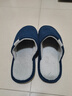 回力日系柔软情侣棉拖秋冬家居室内保暖棉鞋男款HL0006蓝色44-45码 实拍图