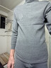 七匹狼【纯棉中领】秋衣秋裤男防风护颈半高领保暖内衣套装 实拍图