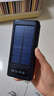睿航达自带线太阳能充电宝超大容量10万毫安骑行直播户外超级快充120W 黑色【露营灯+太阳能+自带线】5年质保 50000mAh【3C认证 防爆品质电芯】 实拍图