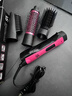 沙宣SASSON吹风梳直发梳卷发棒吹梳一体多功能造型神器宿舍可用三合一 黑色直卷梳三合一80PICN 实拍图