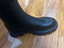 百丽（Belle）切尔西靴男冬季新商场同款增高加绒马丁短靴A0598DD1预售 黑单里-A0655(筒高13CM) 41 (255mm) 实拍图