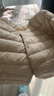 雅鹿羽绒服女轻薄短上衣2025秋冬季新款女士轻便外穿内胆保暖羽绒外套 米白色 XL 【推荐115-125斤】 实拍图