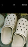 洁丽雅（Grace）洞洞鞋男士夏季户外开车凉鞋沙滩鞋EVA防臭外穿防滑手术室拖鞋男 实拍图