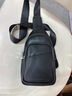 红蜻蜓头层牛皮包包男包单肩斜挎胸包大容量送男友老公爸爸生日礼物 实拍图