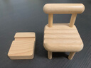 木质手机支架榉木小凳子创意小椅子支架ipad平板懒人支撑架简约小巧萌趣可爱桌面摆件追剧神器 【单槽款+小凳子】榉木手机支架 实拍图