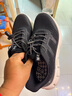 足力健老人鞋中老年轻便休闲散步鞋2431380J 男 黑色 44 实拍图