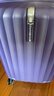 新秀丽（Samsonite）行李箱20英寸拉杆箱时尚竖条纹旅行箱包紫色GU9密码登机箱 实拍图