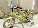 永久（FOREVER）永久儿童自行车永久自行车儿童 自行车3-6岁折叠自行车儿童单车 高配黄|一体轮+折叠+辅助轮+礼包 14寸|身高95-120cm 实拍图