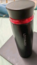 乐扣乐扣（LOCK&LOCK）菲特旋转盖轻量杯保温杯学生商务水杯450ml黑红 LHC4131BKR 实拍图