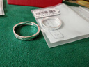 老凤祥情侣戒指纯足银男士女款对戒婚戒表白送女朋友老婆生日礼物纪念 波澜心动对戒【配精美玫瑰礼盒】 实拍图