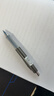 百乐（PILOT）DR.GRIP健握黑色中性笔按动0.5签字笔刷题考试专用笔顺滑速干笔办公用笔 金属黑/黑（卡式包装盒） 实拍图