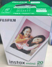 富士（FUJIFILM） 拍立得相机相纸迷你胶片mini SE/12/41/99/liplay/evo/link3/7+/7s/7c/8/9/11/25/90/SP2通用胶卷 白边(20张)+快乐上线 实拍图