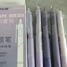 高颜值按动中性笔 渐变色学生顺滑考试笔 乐炫多肉葡萄一盒/5支 实拍图