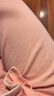 京东京造【10A抑菌】A类一等品50支纯棉睡衣女睡衣秋冬情侣家居服浅粉XL 实拍图