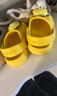 牧童儿童拖鞋夏男宝宝洞洞鞋软底女童卡通洗澡婴幼儿家居鞋奶狮黄130 实拍图