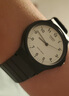 卡西欧手表 学生运动简约石英小黑表 休闲指针防水初高中生手表七夕礼物 MQ-24-7B 实拍图