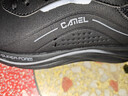 骆驼（CAMEL）休闲男鞋户外防泼水缓震跑步运动鞋子 CD1226L3847 黑/深灰 38 实拍图