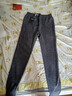 恒源祥纯色羊毛裤男秋冬季修身裤薄款式保暖裤中青年内穿弹力针织毛线 灰色纯全100新l款品 XL 175纯全100新l款品 实拍图