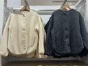 优衣库女装男装仿羊羔绒摇粒绒休闲开衫长袖宽松外套冬新款479616 01 乳白色 S /155/80A 实拍图