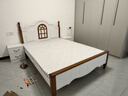 千鹏（QIANPENG）床实木床美式双人床韩式田园风现代简约主卧室公主床青少年欧式床 欧式床+2个床头柜+8厘米厚椰棕垫 1500mm*2000mm 实拍图