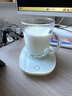 陶瓷杯保温杯垫电热杯垫水杯恒温加热器恒温暖杯器办公室茶座暖奶器保温底座生日礼物女 【白色】恒温单杯垫 实拍图