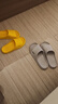 JOYTOUR旅行便携拖鞋可家用待客酒店防滑拖鞋洗澡一次性拖鞋黄色36-37 实拍图