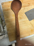 京东京造 汤勺 勺子木勺进口乌檀木厨房【无漆无蜡】加长加厚 实拍图