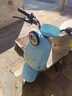 飞野2025新款小龟王电动车72V60V男女电瓶车踏板车复古电动摩托车 天空蓝-经典版-标配 72V20Ah六块大电池-到手可骑 实拍图
