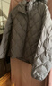 优衣库女装PUFFTECH空气棉服连帽外套/25秋冬新款478571 06 铅灰色 M 实拍图