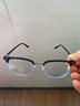 蔡司（ZEISS）镜片近视眼镜框男半框防蓝光辐射可配带散光度数眼睛女钛合金镜架 简约款 黑银 配康美达1.56防雾防蓝光 0-600度 实拍图