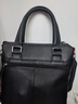 稻草人男士公文包真头层牛皮商务手提包办公出差大容量单肩斜挎电脑包 实拍图