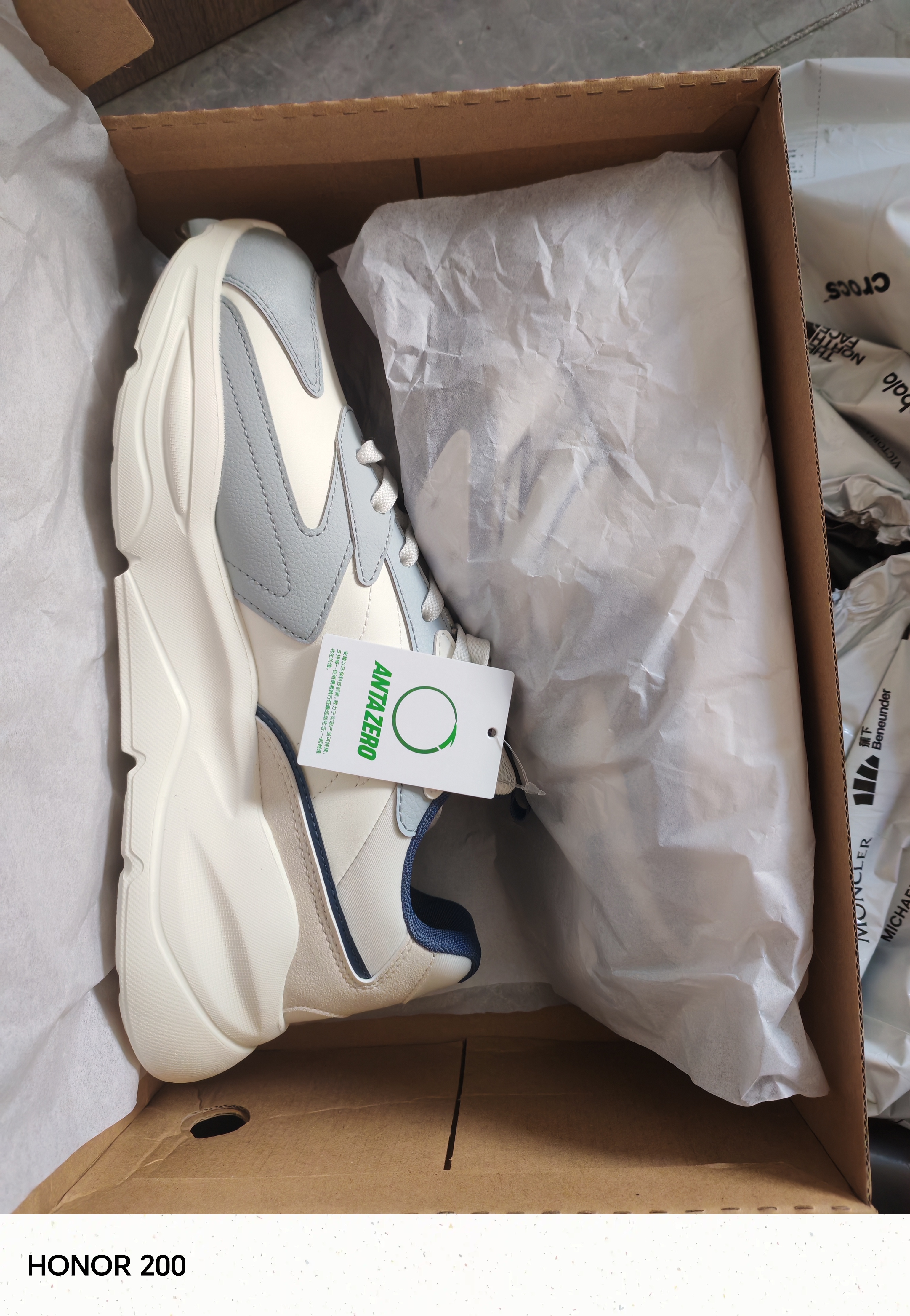 安踏不羁丨潮流厚底休闲鞋男鞋革面运动鞋复古老爹鞋增高鞋子男 实拍图