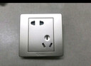 公牛（BULL）G12灰开关插座面板全屋套餐86清单报价usb五孔带开关网络空调插座 斜五孔插座10只（优先发货） 实拍图