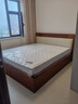 林氏家居床实木床复古风实木床架软包储物床头小户型主卧双人床1.8米x2米 实拍图