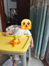 HUAERLE宝宝餐椅家用同款肯德基婴儿餐椅可调高度吃饭餐桌多功能学坐椅子 豪华款【黄色餐盘+坐垫+轮子】 实拍图
